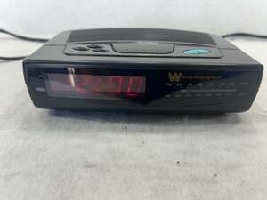 Vintage White-Westinghouse WCR-15313 AM/FM Digital Alarm Clock Radio Tested